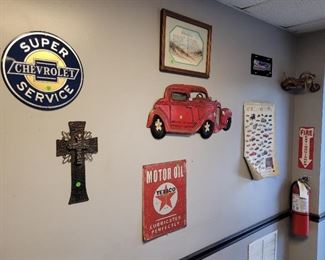 Wall signs and pictures