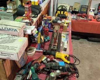 Air ratchets, sawz-all, grinders,  tile cutter. So much stuff! This is a mans dream sale.  