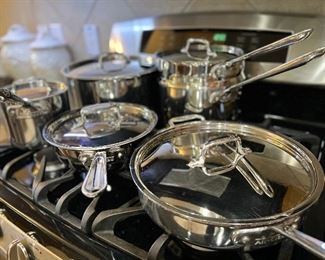 Fine selection of All-Clad Cookware