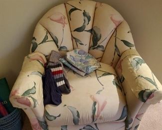 Arched 80's style chair