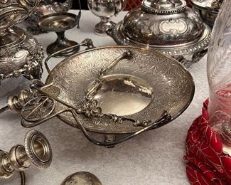 Beautiful antique silver plate and sterling