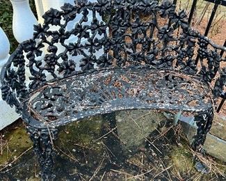 Metal/iron garden bench
