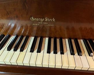 George Stark Baby Grand Player Piano great working player piano