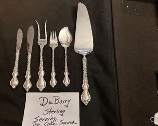 DuBarry. Sterling Serving Pieces