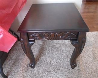 one of 2 end tables