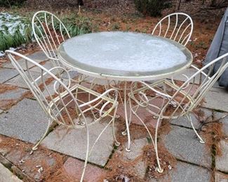 Woodard patio set