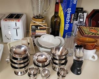 Chrome bar ware