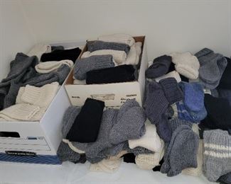Icelandic hand knit socks and gloves