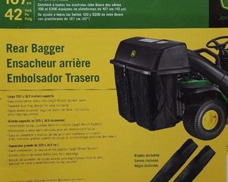 John Deere rear bagger