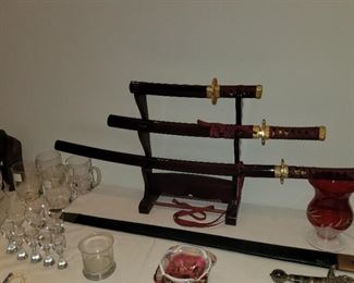 Art Glass, more swords