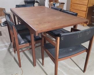 MCM Dining Table & Chairs Set