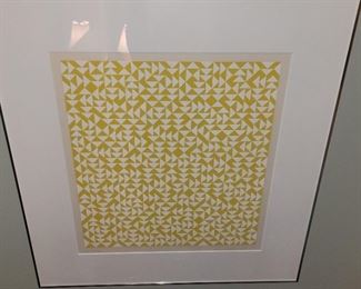 1969 Anni Albers Silk Screen signed & numbered
