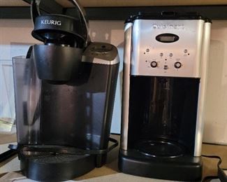 Keurig and Cuisinart coffee makers