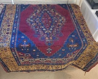 Beautiful rug does need some repair