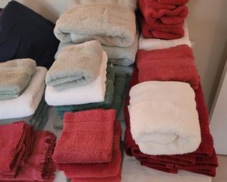 Towels and other bathroom linens