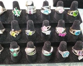 925 sterling silver rings.