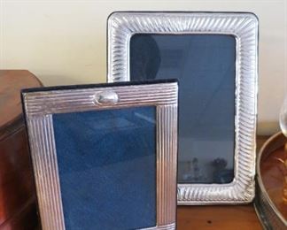 sterling silver frames.