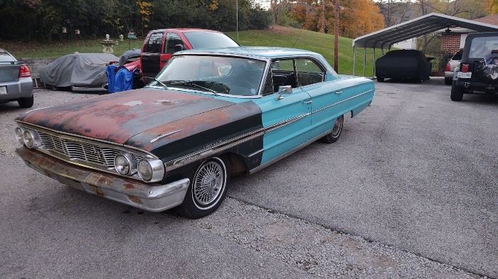 1964 Ford Galaxy XL-500, 4 door hardtop 352 engine automatic 
$8475 OBO