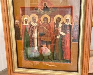 Icon framed (St. Michael) 