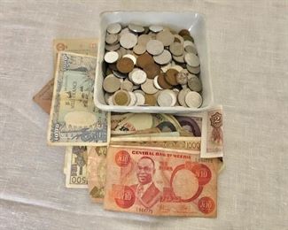 Coins and currency 