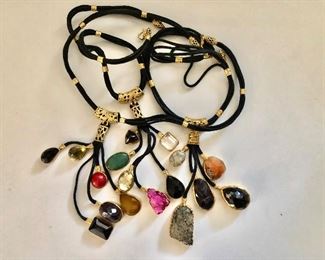 Stone necklaces 