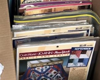 Bundle of craft and sewing books
