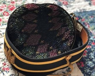 Beaded Purse with carrying case