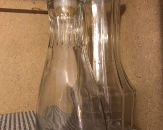 Glass decanters - 12"