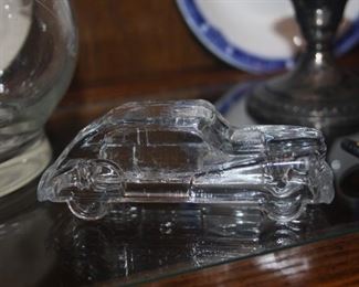 VINTAGE GLASS CANDY CONTAINER