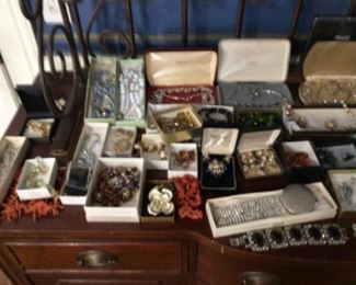 Vintage costume jewelry sets