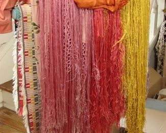 Antique piano shawls