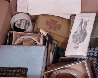 Antique Men’s accessories such as collars, cuffs, shoe laces