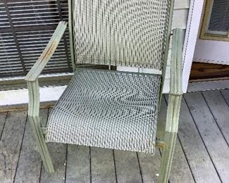Outdoor Chair.  Needs some loving care; frame is in good shape.