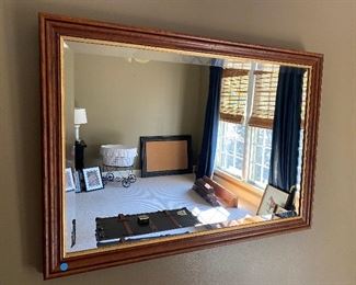 $45 - LOT 38 - Mirror. 40 inches long, 38 inches tall.