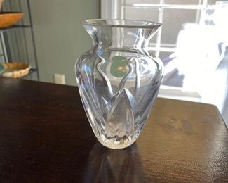 $20 - LOT 80 - Small Waterford vase. 4.25 inches tall.
