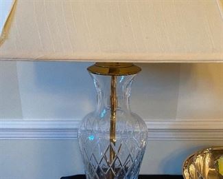 $65 Lot 111 crystal lamp