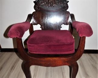 Antique North Wind Arm Chair