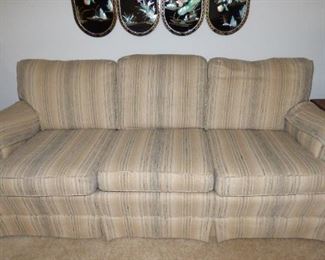Nice, Clean Neutral Color Sofa with matching Love Seat