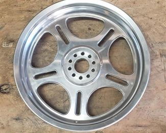 Used Billet Aluminum Motorcycle Rim (17 in. diameter and 4.25 in. width)