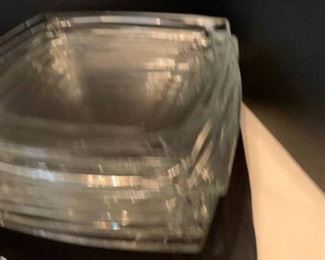 Assorted glass items