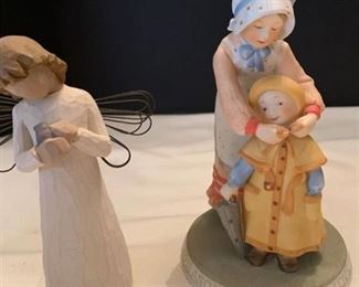 Holly Hobbie A Mothers Love and Willow Tree angel