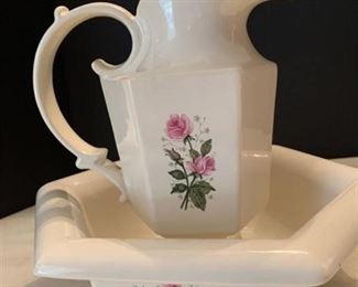 Haeger bowl and pitcher