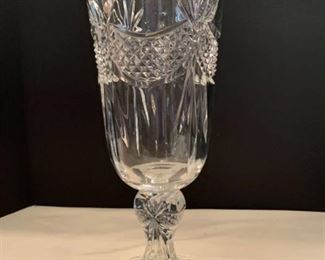 Towle crystal vase 16 inches high