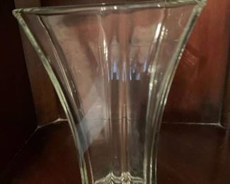 Hoosier glass vase