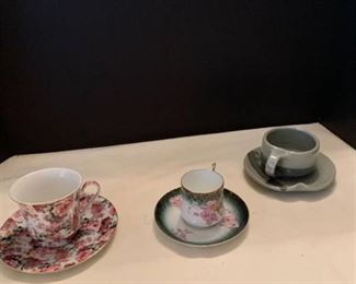 Cups and saucers