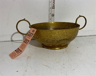 Tiffany bronze bowl marked “Louis C. Tiffany Furnaces Inc Favrile 407” 1920-1928