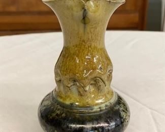 George Ohr (1857-1918) Pottery @4 7/8” tall marked “G E Ohr Biloxi” 