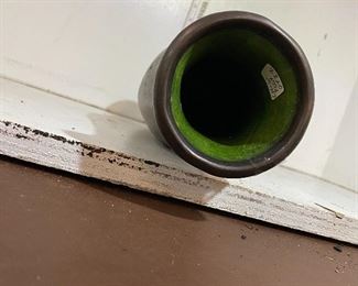 Clewell Copper overlay pottery vase 43, 14” high early 1900’s