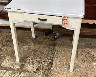 Hoosier brand porcelain top table