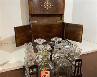 Antique French Baccarat set